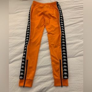 Kappa Jogger Track Pants Orange Size Medium